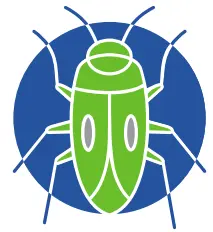 Icon for lawn pest control.